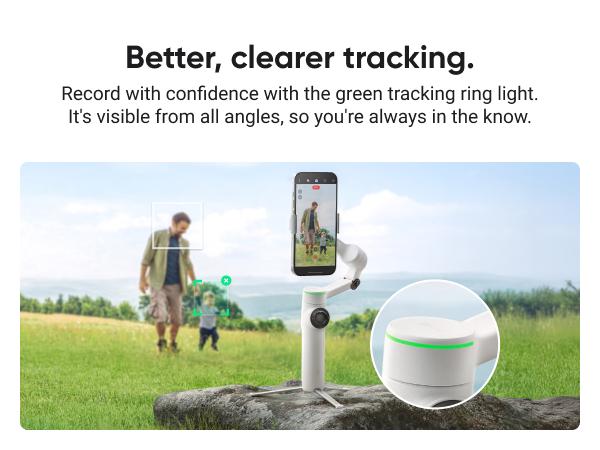 Insta360 Flow 2 - Foldable AI Phone Gimbal, AI Tracking, Multi-Person Tracking, Built-in Tripod/Selfie Stick, Remote Control, iPhone/Android Portable Stabilizer