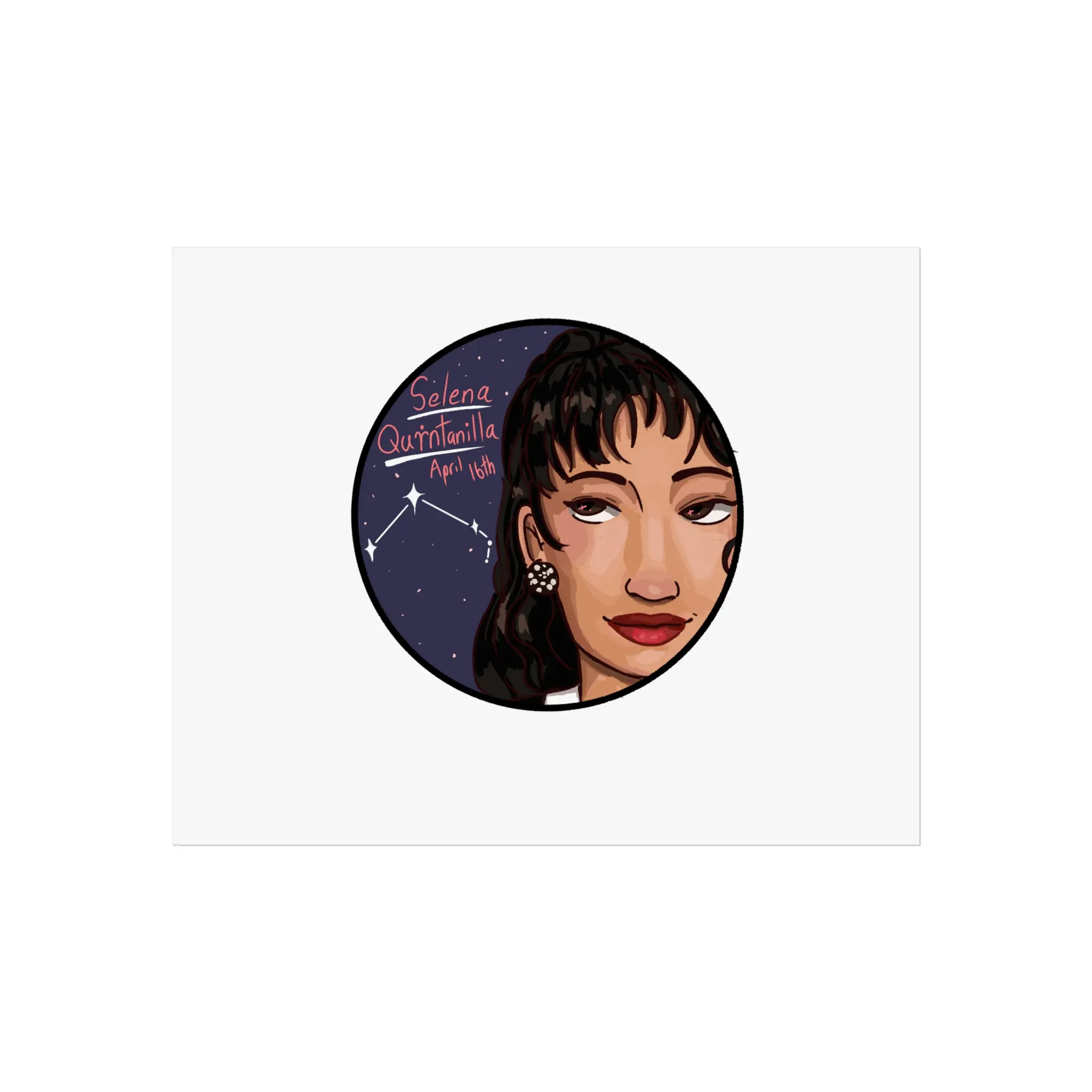 Selena Quintanilla Poster – Aries Edition ♈🔥