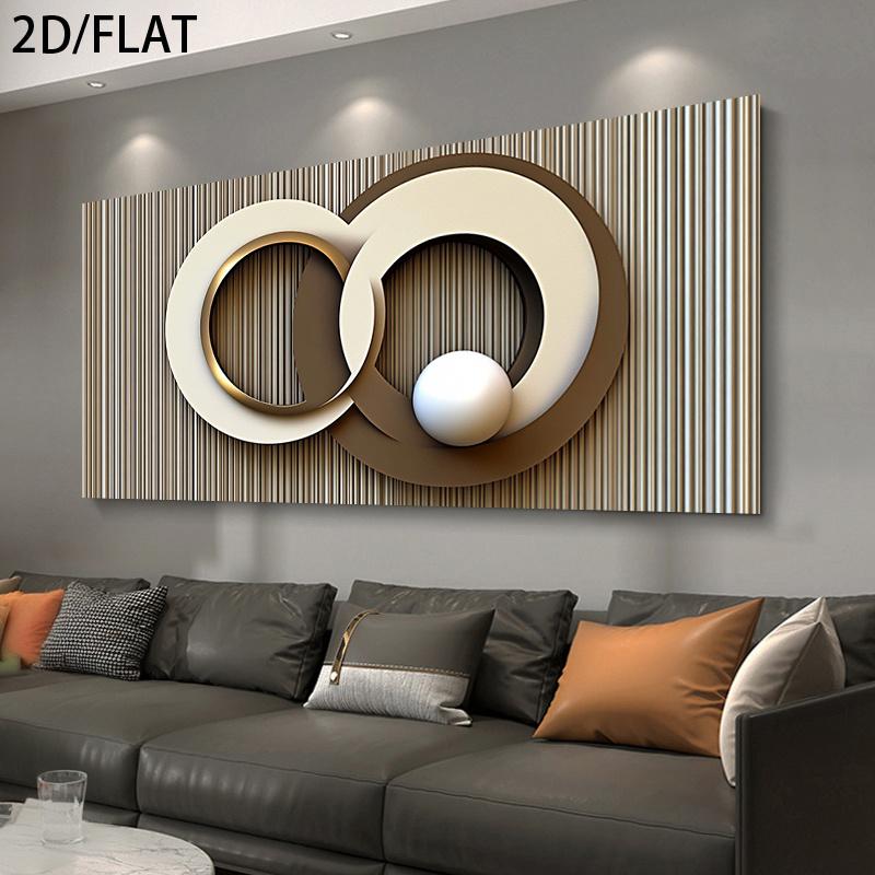 2D Flat 1pc Modern Large Wall Art Canvas Print - Minimalist Abstract Geometric Design Poster Decor, Neutral-Toned Interlocking Circles, Frameless 2D Flat Print, Suitable for Living Room, Bedroom, Office Decor, Indoor/Outdoor Use, Modern Home Decor 2D Flat 1pc Modern Large Wall Art Canvas Print - Minimalist Abstract Geometric Design Poster Decor, Neutral-Toned Interlocking Circles, Frameless 2D Flat Print, Suitable for Living Room, Bedroom, Office Decor, Indoor/Outdoor Use, Modern Home Decor