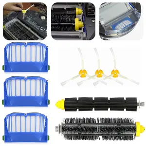 SJPACK Replacement Parts Kit For iRobot Roomba 600 Series Vacuum Filter Brush Cleaner