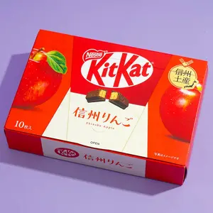 Nestle KitKat Wafer Bars Japan Nagano Shinshu Apple Flavoured Limited Edition 10 Pieces