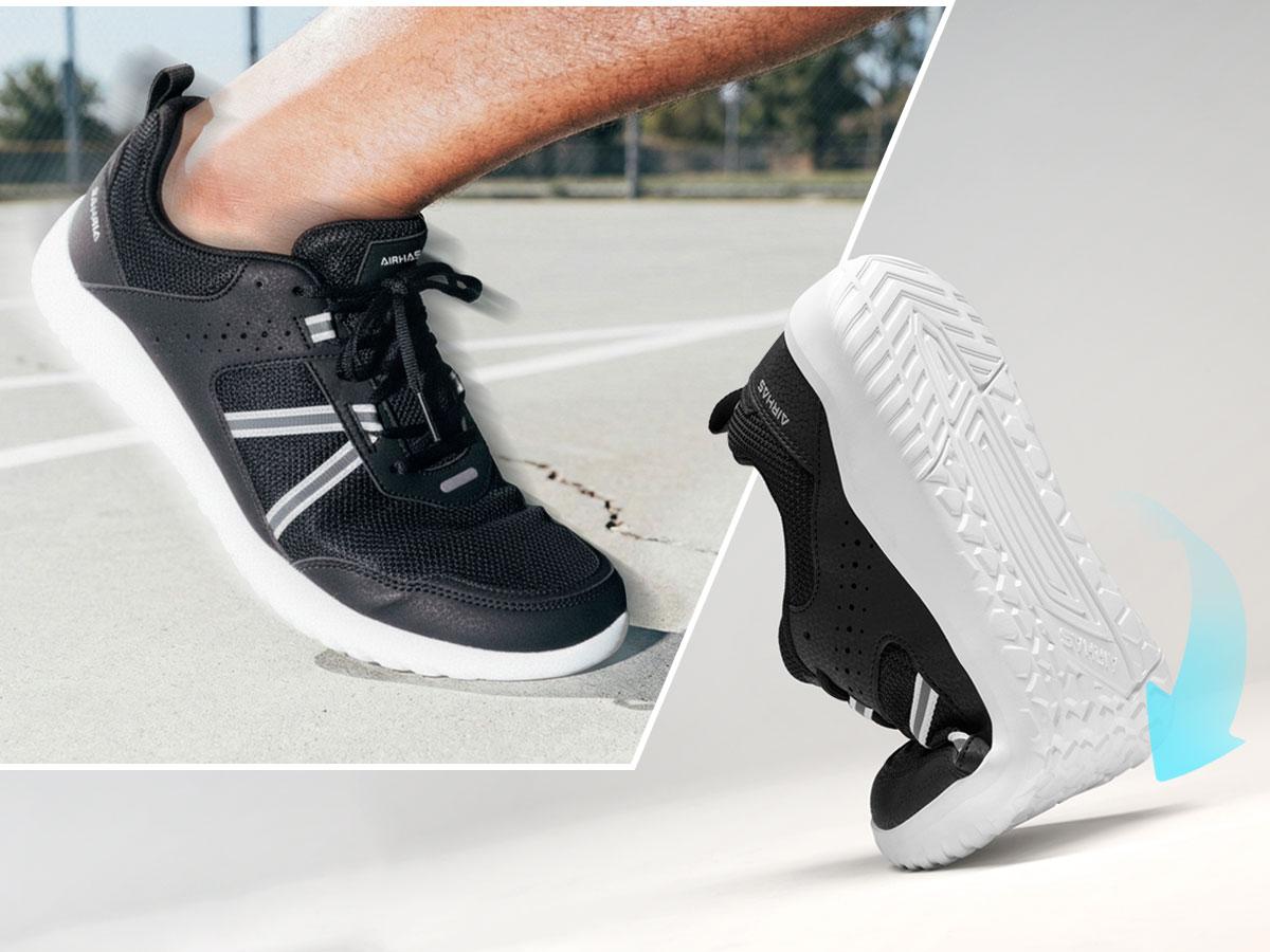 Airhas Men’s Barefoot Shoes with Anatomical Toe Box, Zero Drop, Breathable Gym Shoes — Minimalist Casual Shoes