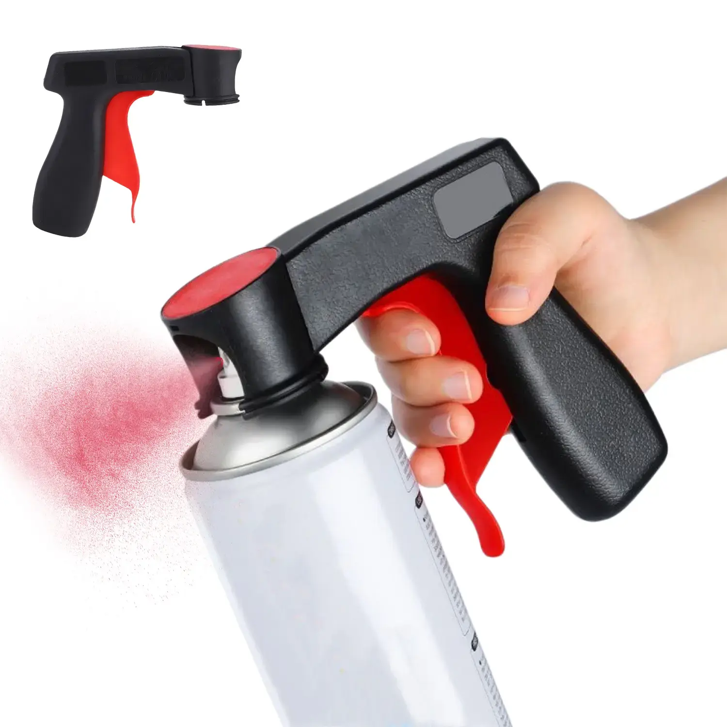 Spray gun with portable handle, suitable for car painting, DIY graffiti, wall painting, ergonomic design, suitable for spray painting enthusiasts.