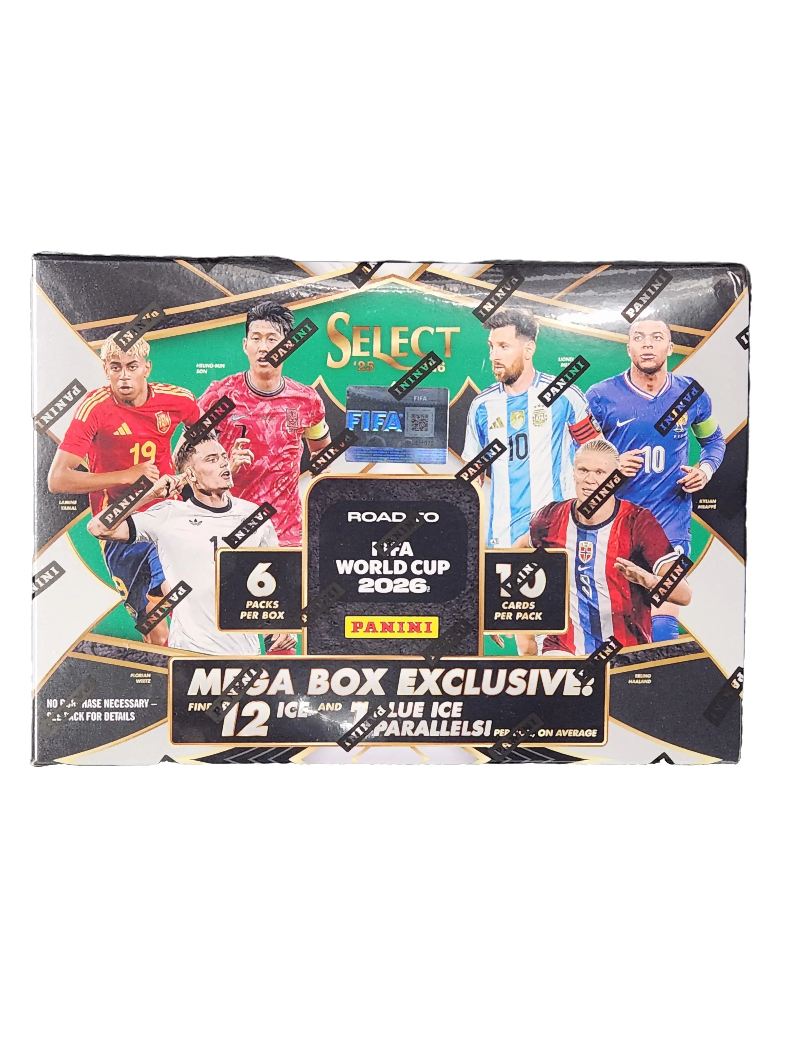 2025-26 Panini Select Road to FIFA World Cup Soccer Hobby Mega Box
