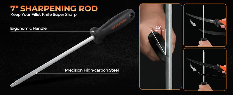 KastKing EZ Fillet Fish Fillet Mat, Anti-slip Texture With 25" Integrated Ruler, Extended Dimensions, Easy to Clean Material, Portable Storage, Fish Cutting Board Chopping Block Ceramic