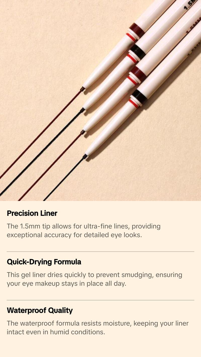 Moira 1.5mm Waterproof Gel Liner (002, Brown)