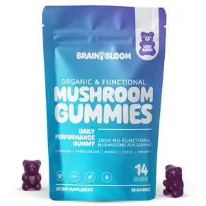 Super Mushroom Gummies – 7 Mushroom + Ashwagandha by BrainBloom Super Mushroom Gummies – 7 Mushroom + Ashwagandha by BrainBloom