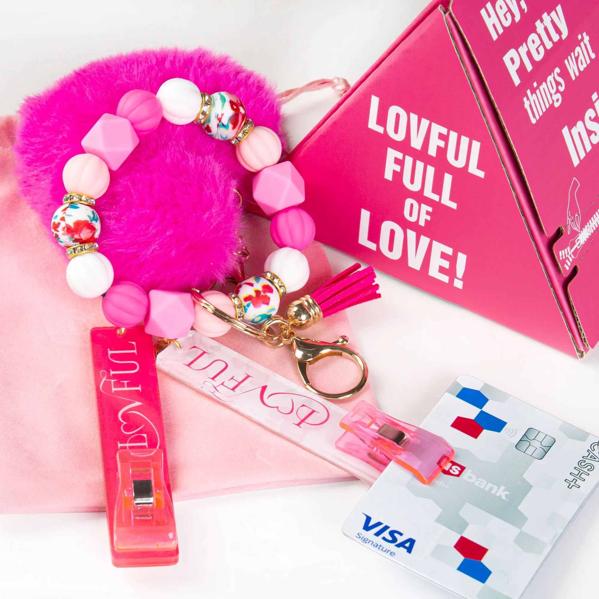 Lovful Card Grabber Keychain for Long Nails - Manicure Savior Tool, Easy ATM & Phone Use, Nail-Friendly Essential Press ons, Gel Extensions, Perfect Gift (2 Pack) #DealsForYouDays