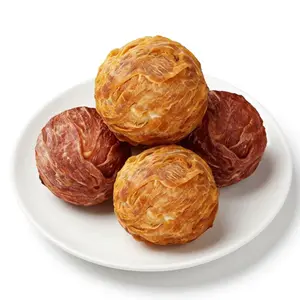 Helety High-Protein Dog Dental Sticks, Training Treats - Egg Yolk-Infused Chicken-Duck Flavored Meat Balls for All Life Stages Daily Rewards