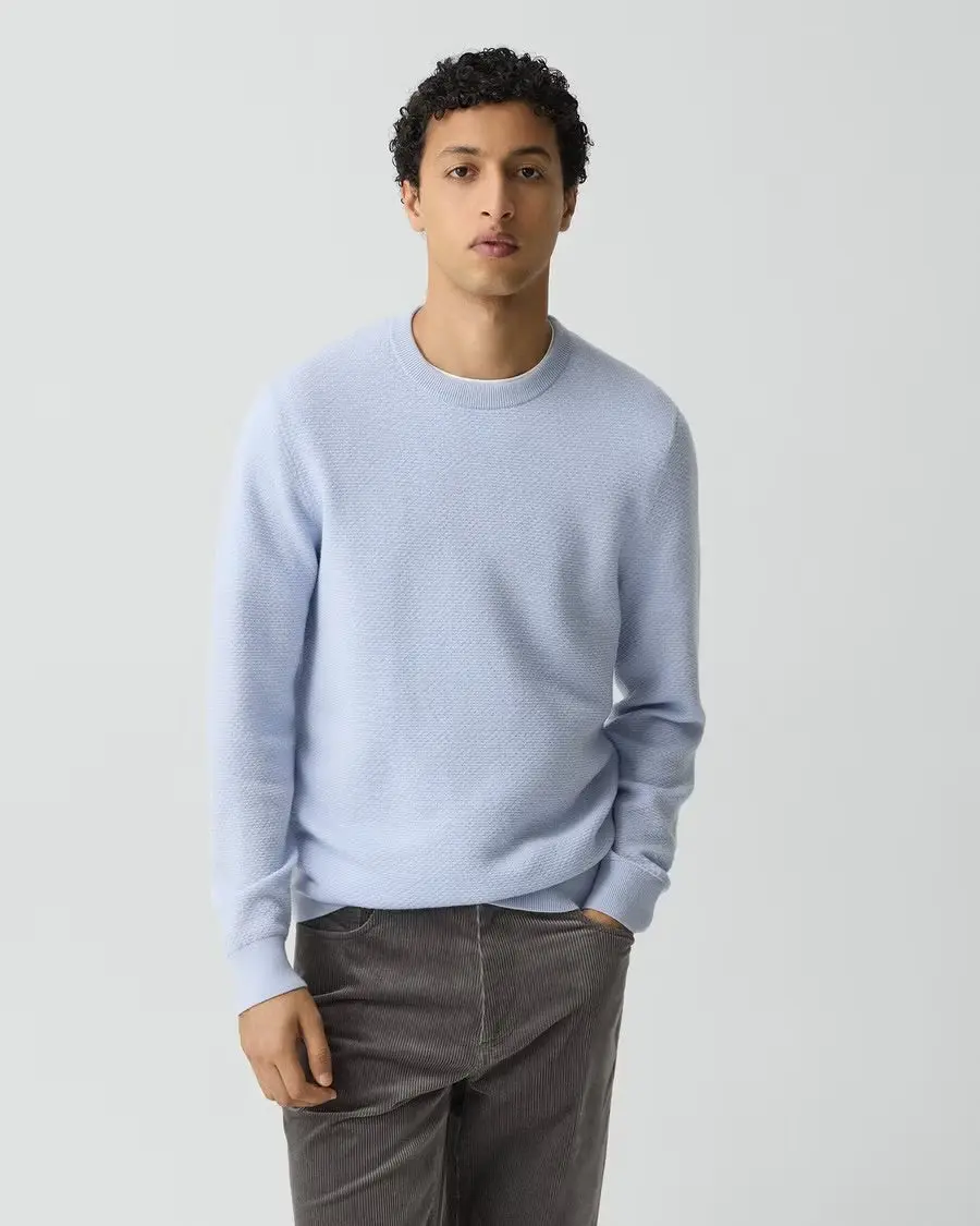 Theory Men’s Maden Crewneck Sweater in Merino Wool