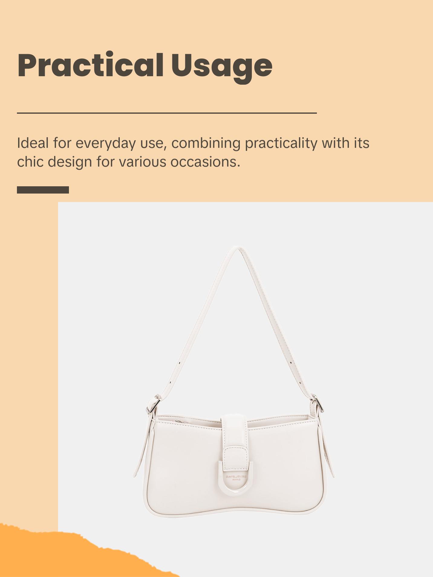 David Jones PU Leather Shoulder Bag