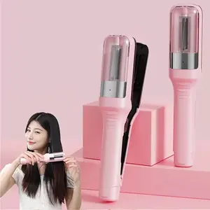 Pink Hair Split Ends Electric Trimmer Rechargeable Portable Frizz Remover for Damaged Hair Care Perfect Gift