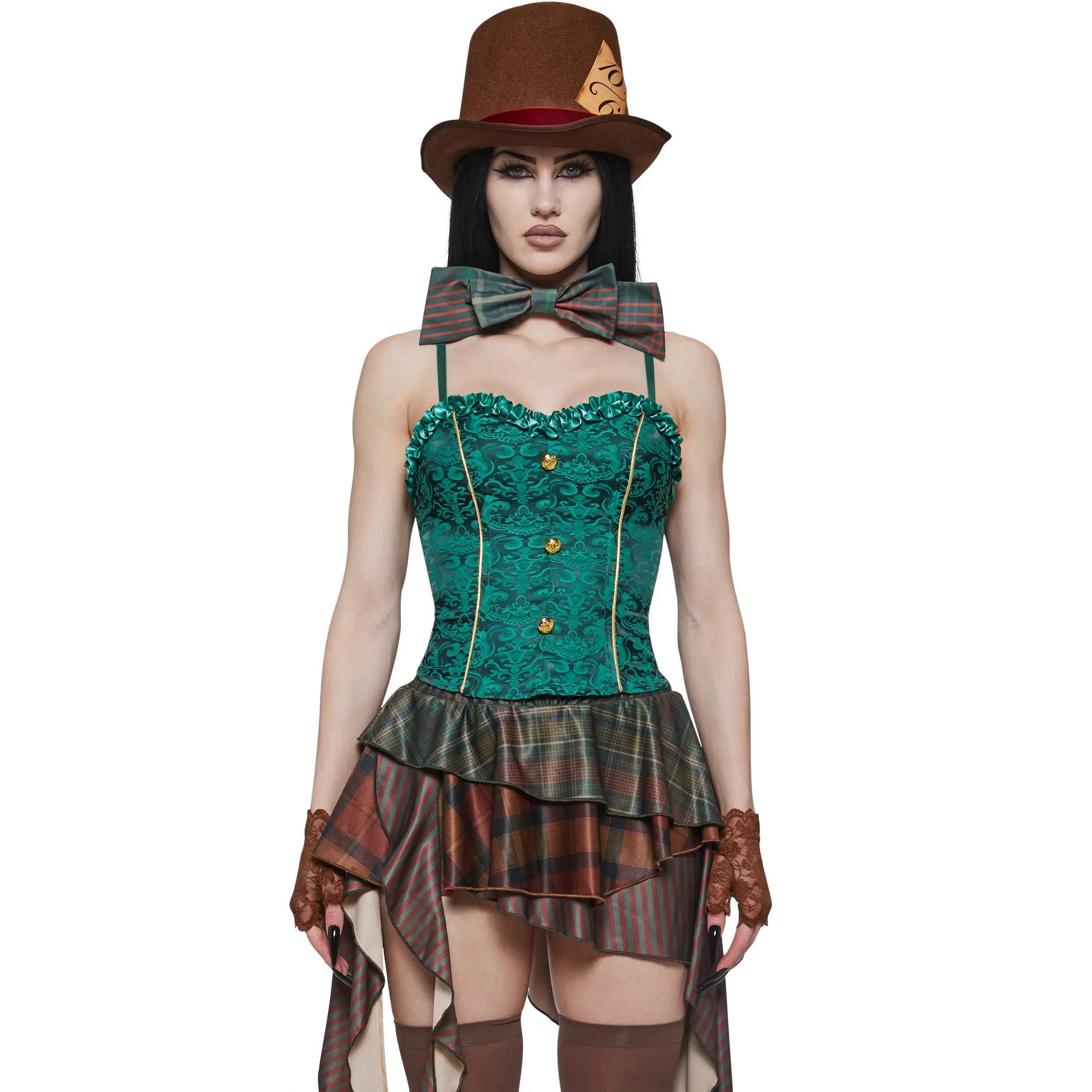 Mad Hatter Corset Costume