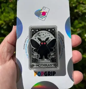 Mothman Tarot Card Phone Grip Magsafe Grip Kindle & Phone Accessory