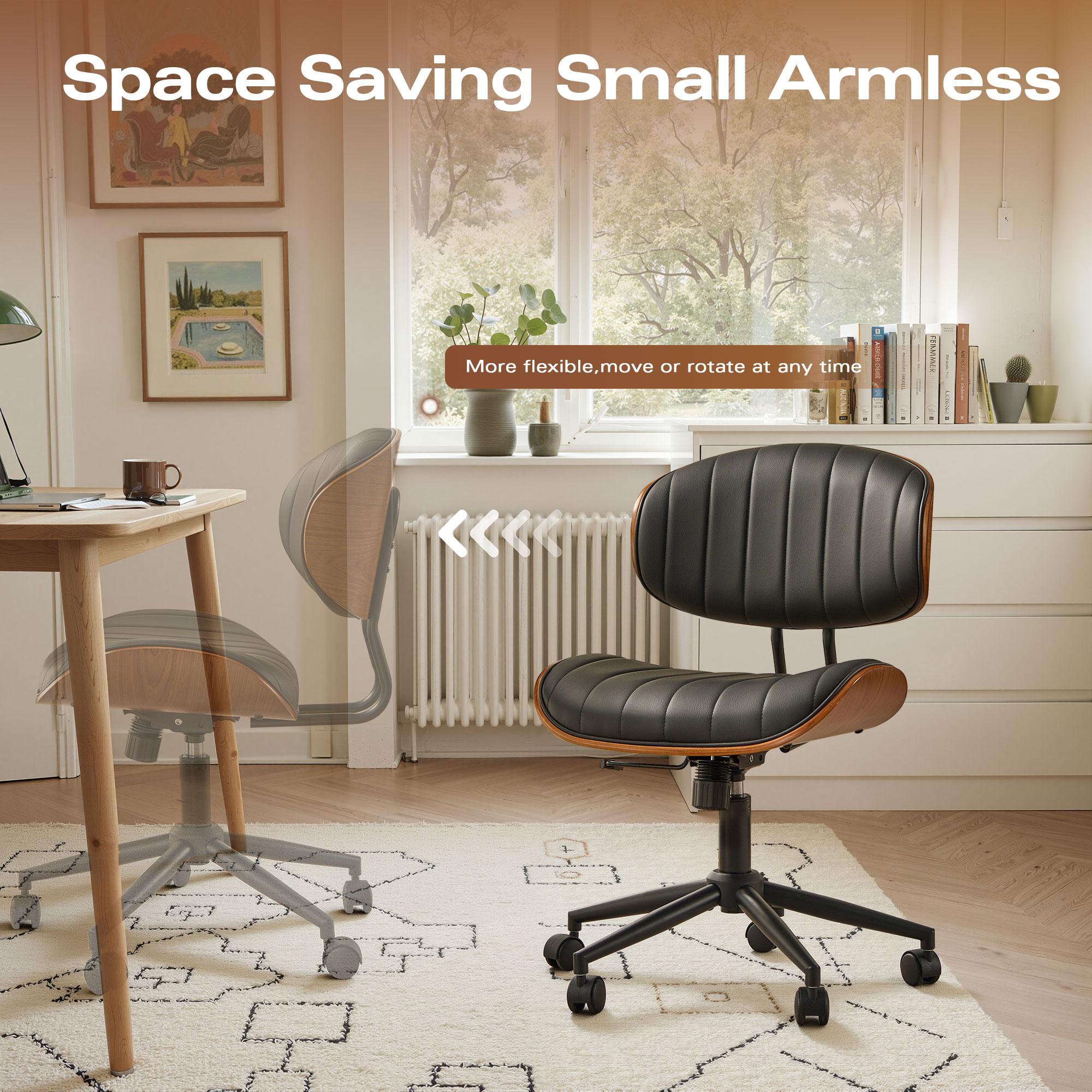 【Stock Up Sale】Ovios Home Office Chair Mid-Century Modern Faux Suede Leather Chairs, Comfy Deep Seat Adjustable Height Rolling Swivel Executive Computer Task Armchair 【Stock Up Sale】Ovios Home Office Chair Mid-Century Modern Faux Suede Leather Chairs, Comfy Deep Seat Adjustable Height Rolling Swivel Executive Computer Task Armchair