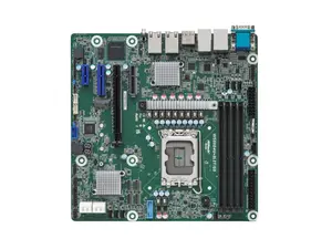 ASRock Rack 9B13-140-114 Rack W680D4U-2L2T-G5 Micro -ATX Server Motherboard - Single Socket 12th & 13th Gen Intel Core Series Processors - LGA 1700 W680 Dual 10G LAN
