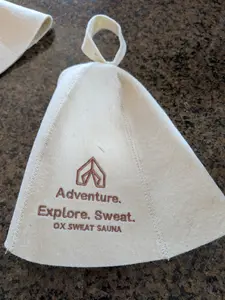 Sauna Hat - Adventure. Explore. Sweat.