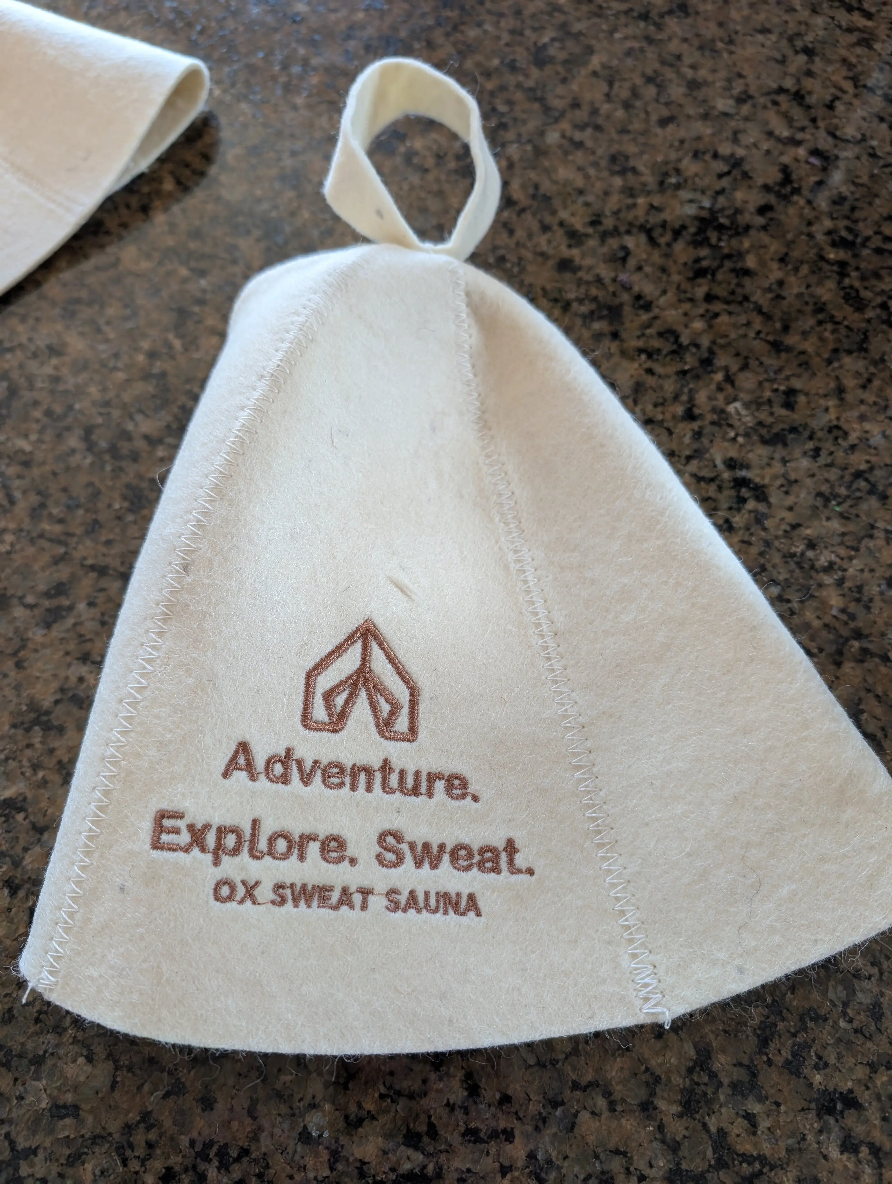 Sauna Hat - Adventure. Explore. Sweat.