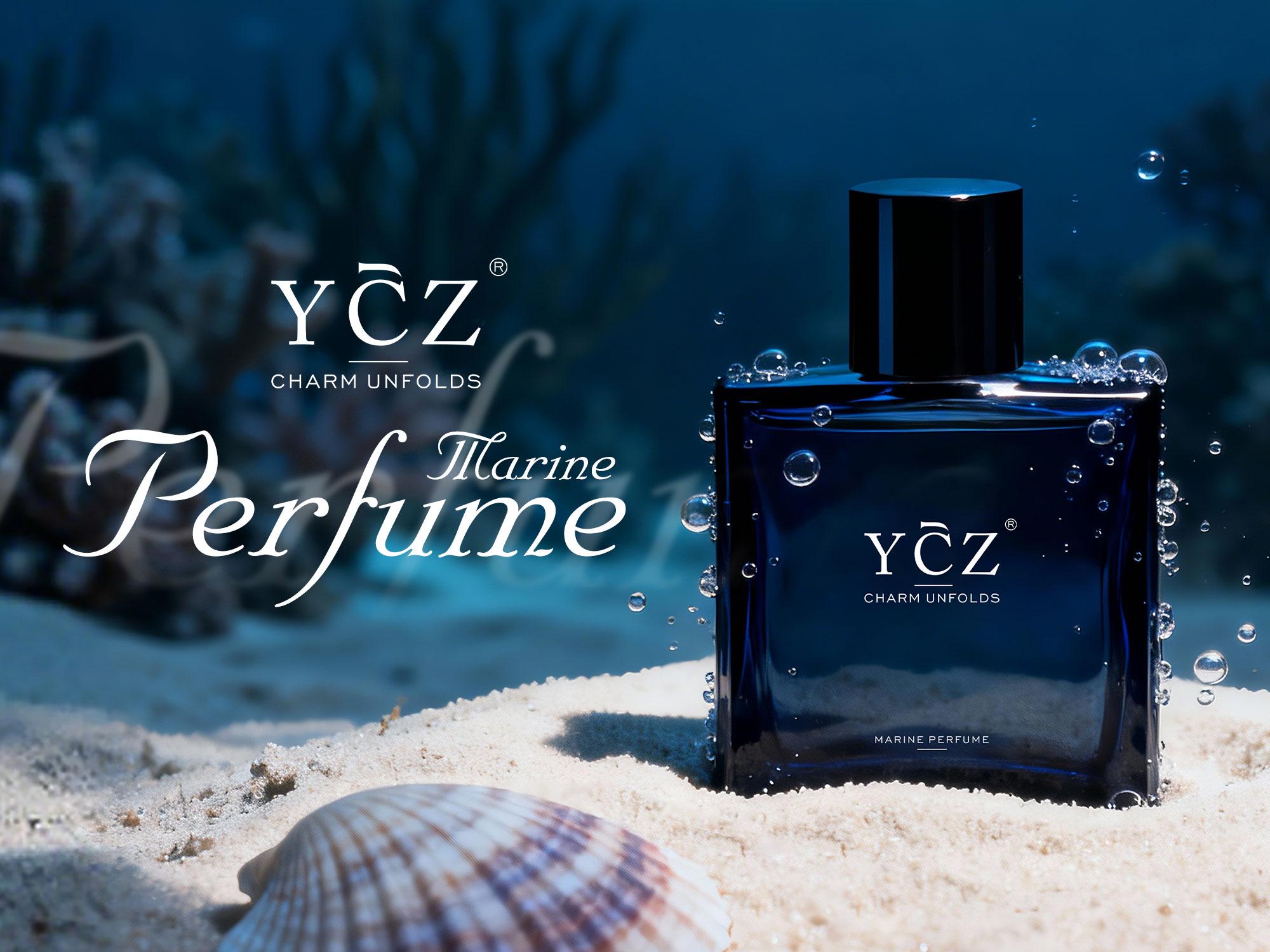 YCZ Midnight Marine Man Eau de Parfum(100ml/50ml) Aromatic Marine with Cinnamon & Pink Pepper Notes Long Lasting Gift EDP for Bold Confidence Fragrance Warmth