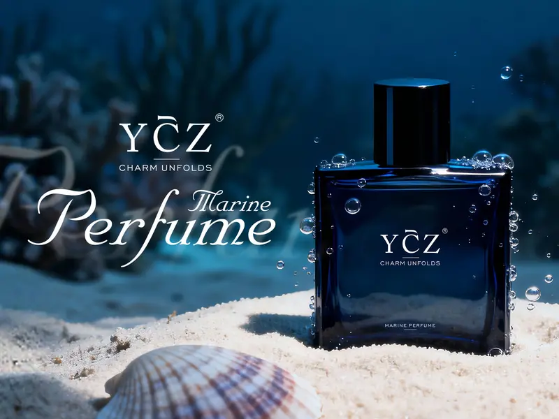 Product Introduction of YCZ Midnight Marine Man Eau de Parfum(100ml/50ml) Aromatic Marine with Cinnamon & Pink Pepper Notes Long Lasting Gift EDP for Bold Confidence Fragrance Warmth 0
