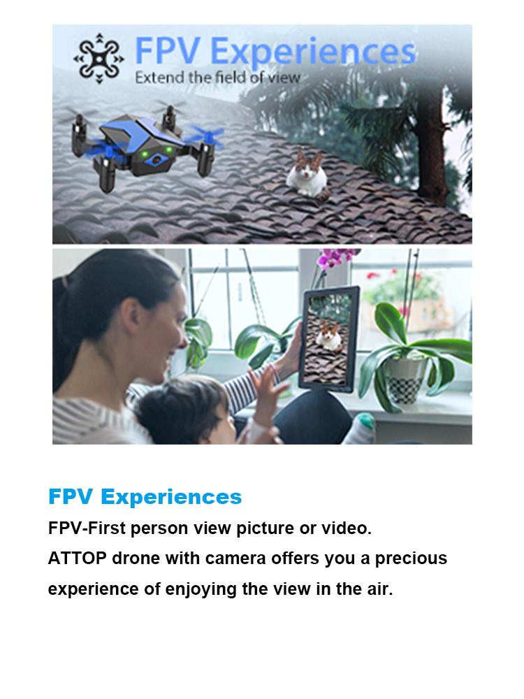 X-PACK 2 Foldable Drone Blue Dual Battery (Camera Version) | HD Aerial Photography, Stable Hover, Easy to Fly for Kids & Adults LM