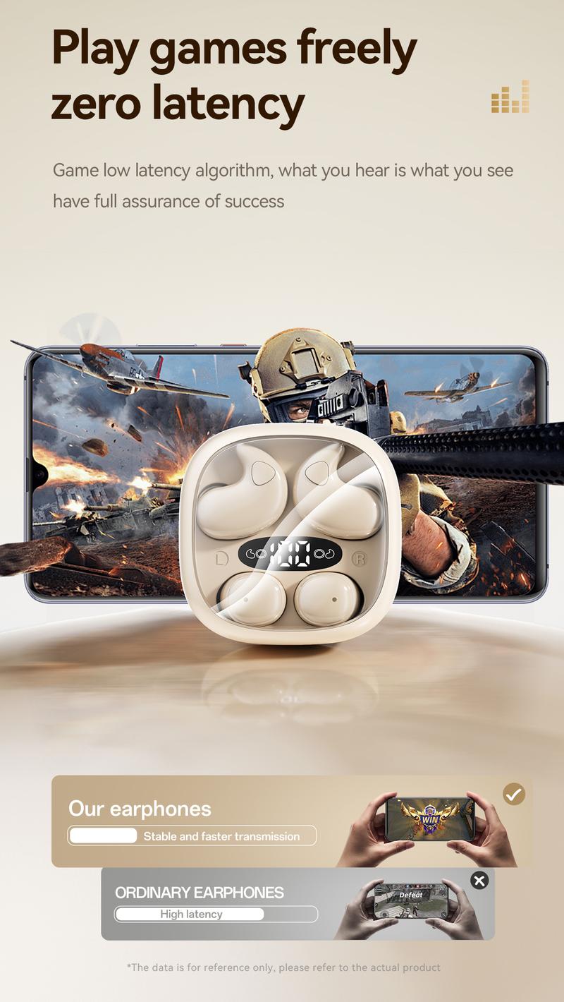 CHENRUIDA 2 Pairs Mini Bluetooth Earbuds, Nearly Invisible Sleep Headphones Set, 360° Surround Sound Experience, Superior Battery Life, with Portable Charging Case, Perfect for Sleeping, Sports, Studying and Relaxing