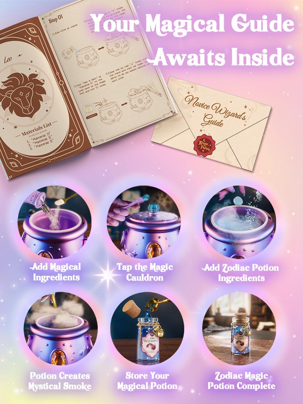 Ultimate Magic Gift-Box: Magic Wishcraft Lab Deluxe Cauldron Potion Kit for Enchanting Creativity & Versatile Magical Projects