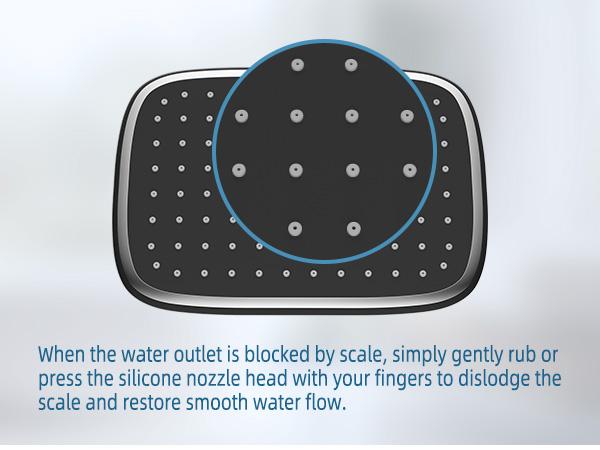 Hibbent Rain Shower Head with 12" Shower Head Extension Arm, 10" High Pressure Boosting Rainfall/Fixed Showerhead 2.5 GPM, Metal Shower Head Extender Adjustable Height Angle, Easy 1-Min Installation, Chrome