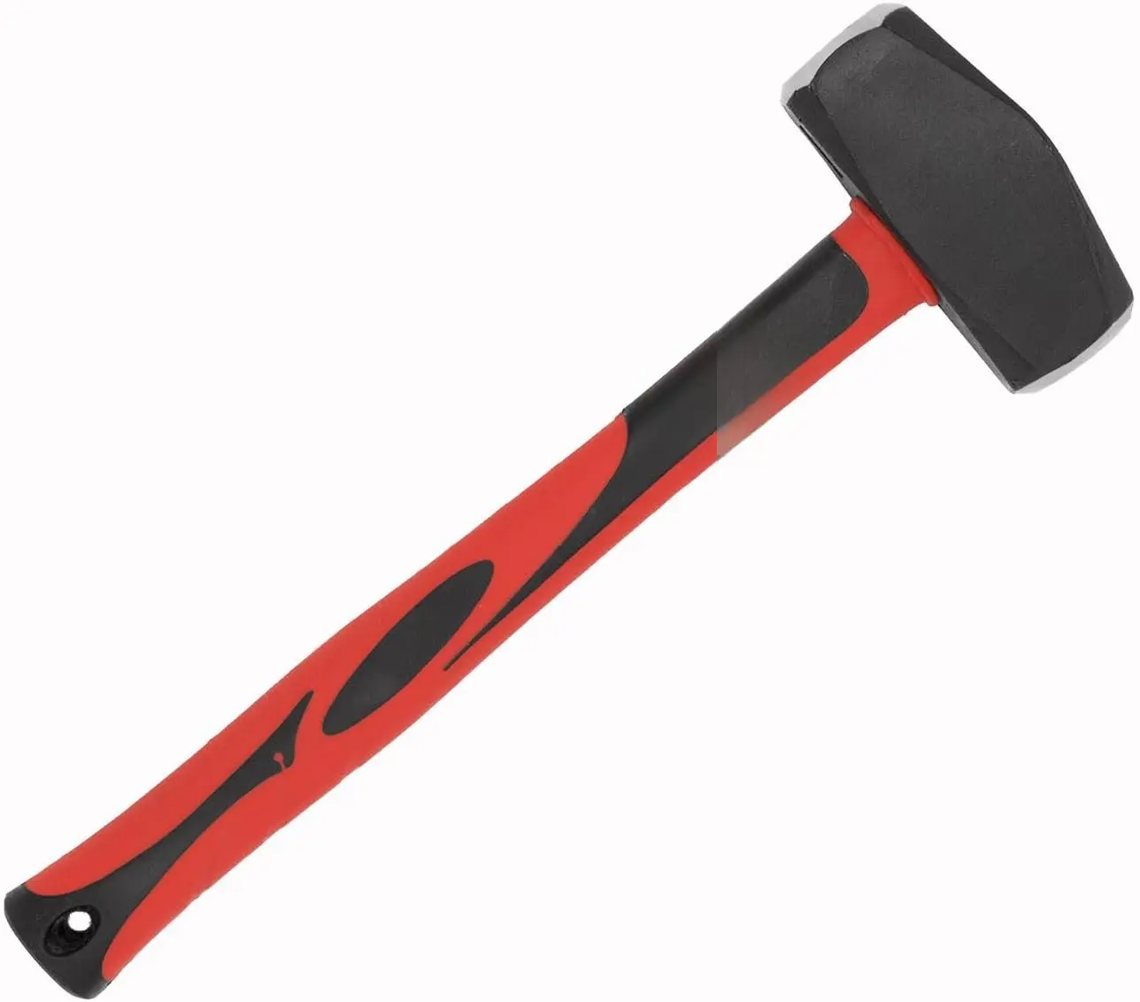 3lb Small Sledge Hammer 14.5 Club Drilling Hammer - Small Sledgehammer with Heavy-Duty Steel & Shock-Resistant Non-Slip Fiberglass Handle for Construction and Demolition - HT08-0246