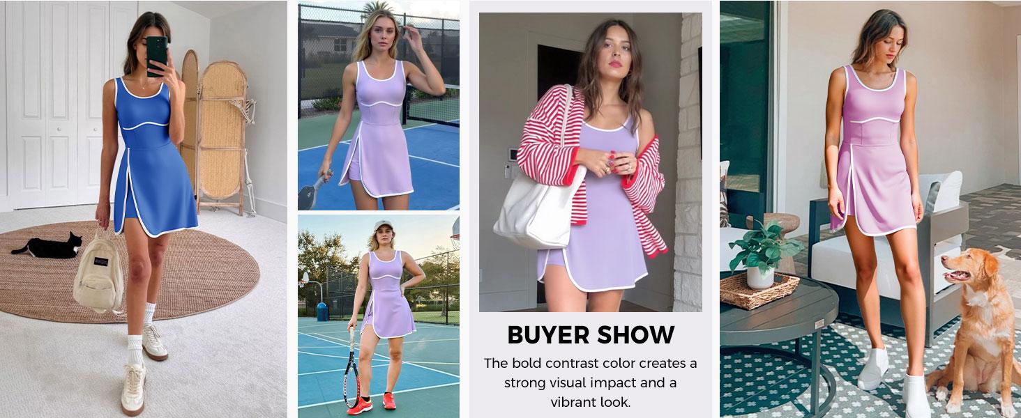 Fisoew Sports Womens Workout Tennis Dress with Built-in Bra & Shorts Pockets Sleeveless Cutout Golf Athletic Mini Dresses,Valentine's Day Gift Recommendations Workoutdress SpringStatements Fisoew Sports Womens Workout Tennis Dress with Built-in Bra & Shorts Pockets Sleeveless Cutout Golf Athletic Mini Dresses,Valentine's Day Gift Recommendations Workoutdress SpringStatements