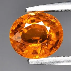 1.24ct ETW Orange Spessartite Garnet – Oval Cut