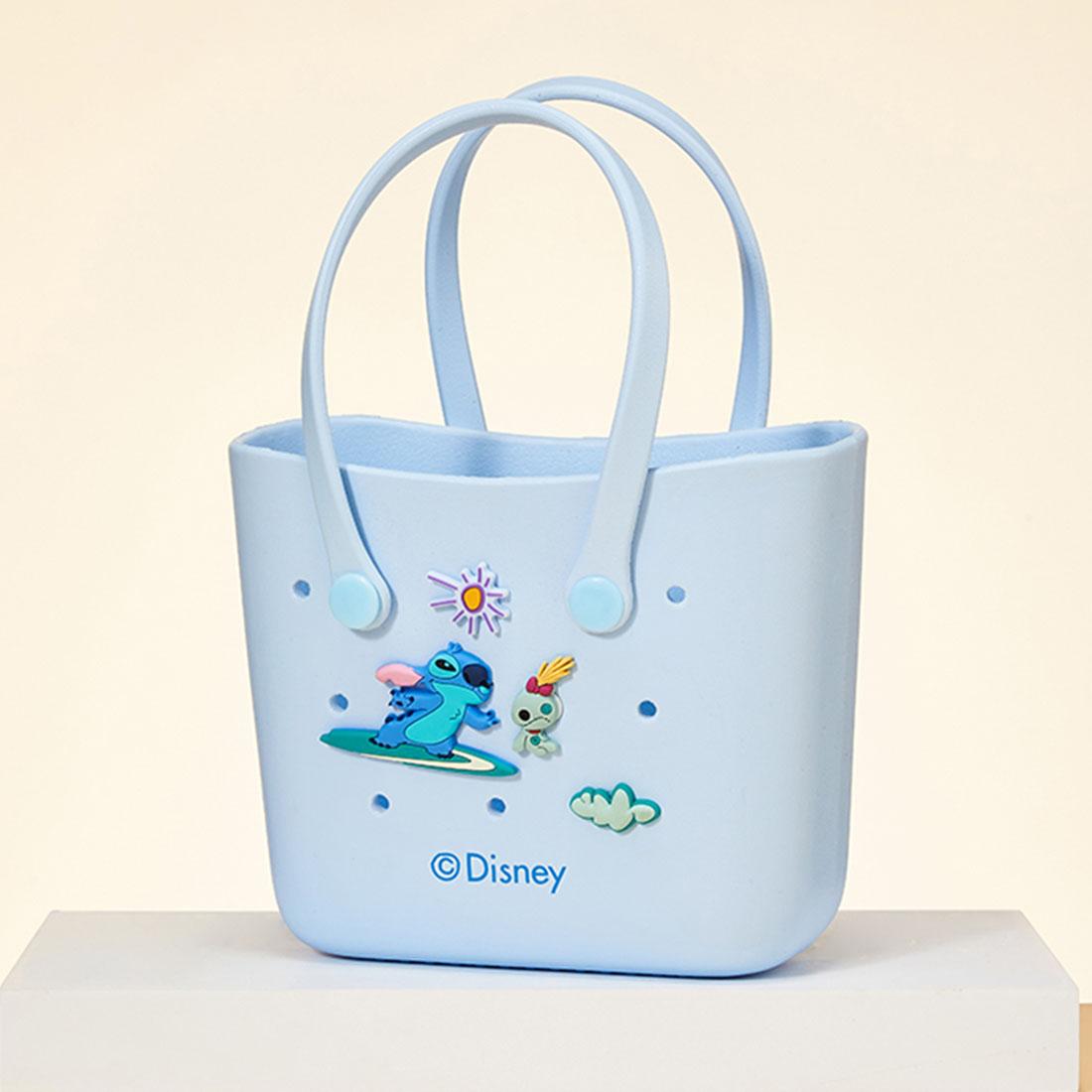 Disney Mini Lunch Tote Bag,Beach Picnic Bag, Kawaii Basket,6.88"X5.79"X3.15",Cute Design Durable Small Size Disney Design With Handle Cute Bento Bags,Surprise Gift for Girls,Small Hole,Storage,Practical,Versatile(1PC)