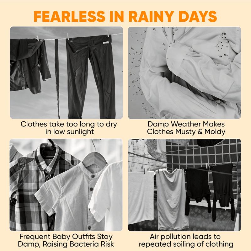 DDZJIAN Portable Clothes Dryer 600W Hold 11-20 Items, with Timer & Remote Control, One Mini Hanger, Foldable Drying Bag, Small Compact Electric Fast Drying Machine for Laundry, Travel, RV, Home, Apartment