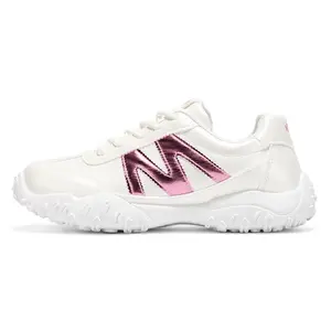 Women's four-season sports lace-up low-top neutral sneakers, casual breathable and comfortable running shoes, fashionable and versatile daily sports female shoes