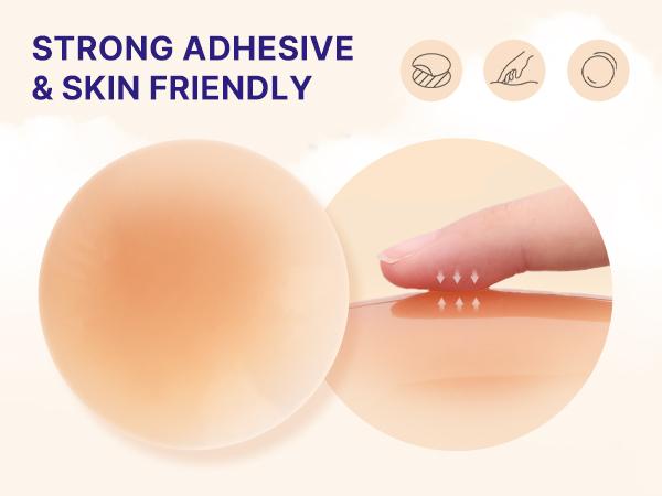 Shapellx Women Silicone Nipple Pasties Reusable Lightweight Multi-colored underwear accessories Womenswear Bra Creator