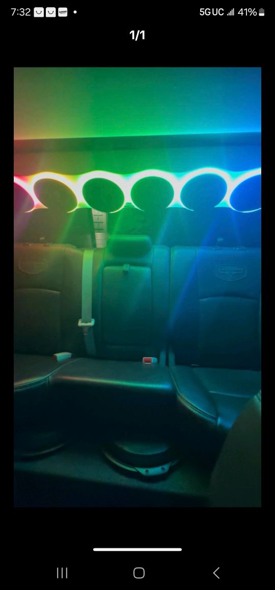 Smart Speakers LED Ring 6.5                                         Incluye Control remoto , controlador , 10 ft wire power and ground  universales para cualquier bocina 6.5 Deaf Bonce, sp audio, db drive Remote