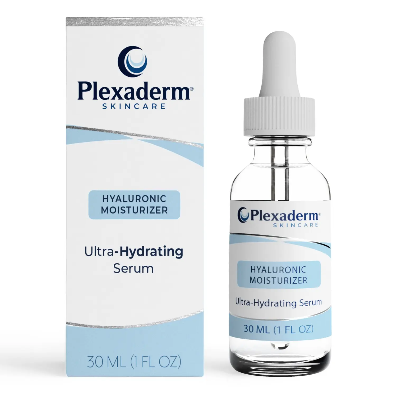 Plexaderm Hyaluronic Moisturizer - Hydrating Daily Skincare Serum with Hyaluronic Acid