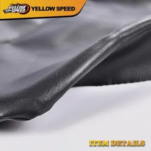 BLACK SEAT COVER MOTORCYCLE ATV PU LEATHER SEAT COVER FIT FOR HONDA TRX 400 EX
