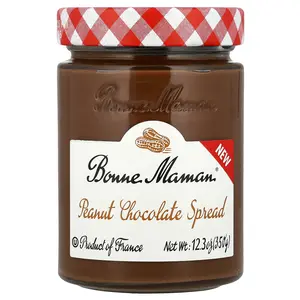 Bonne Maman Peanut Chocolate Spread, 12.3 oz (350 g)