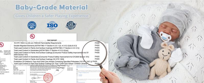 [WOOROY] Reborn Baby Doll New Released - 18 In Real Life Baby Doll African American Black and Brown Skin Boy Doll, Lifelike Newborn Baby Doll Poseable Soft Cloth Body, Gift Set with Accessories for Kids Aged 3+