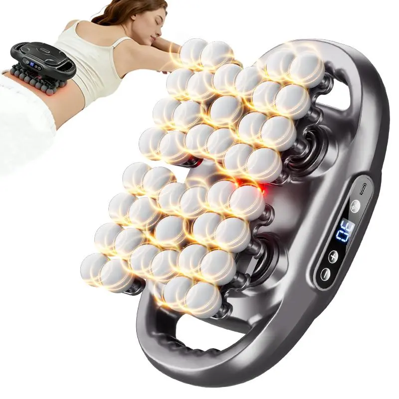 Quiet Deep Tissue Percussion Massage Gun for Back and Shoulder Relief, Handheld Electric Massager with 9 Operating Modes and 30 Speeds for Gentle Relaxation, 2000mAh Battery Gift