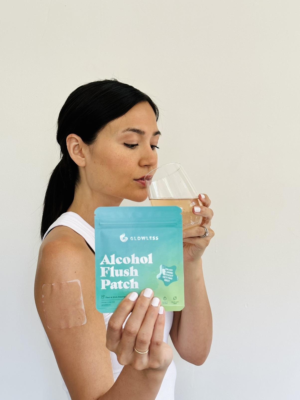 Glowless Alcohol Flush Patch. No More Red When You Drink! Prevent the ...