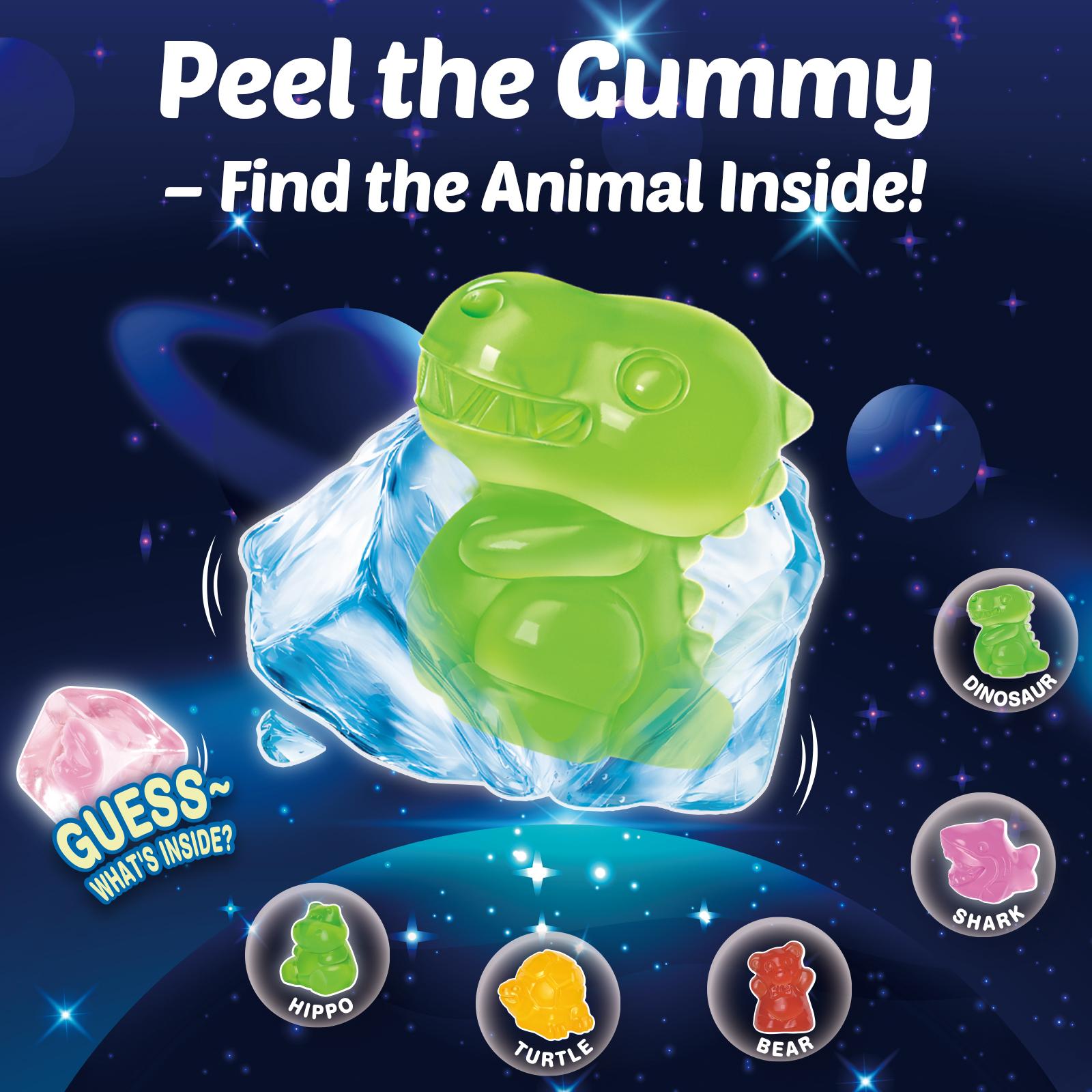 Amos-Peelerz Mystery Cube Gummy candy Peel and reveal Fruity snack Surprise inside Kid favorite Sweet fun exotic exotic snacks crystal candy Amos-Peelerz Mystery Cube Gummy candy Peel and reveal Fruity snack Surprise inside Kid favorite Sweet fun exotic exotic snacks crystal candy