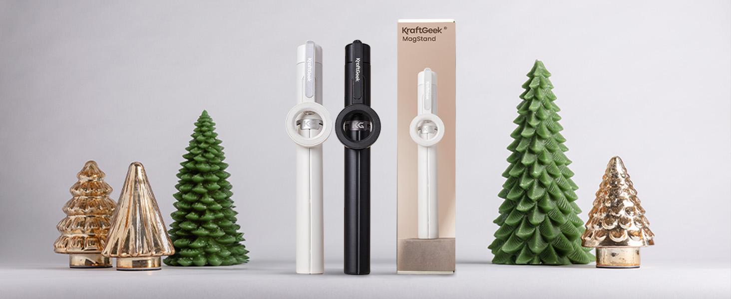 KraftGeek Magstand Magnetic Selfie Stick Tripod for iPhone and Android, 64" Phone Tripod Compatible with MagSafe, Fit for iPhone 17 and Pixel 10, MagSafe Case and Other Phones with Metal Ring KraftGeek Magstand Magnetic Selfie Stick Tripod for iPhone and Android, 64" Phone Tripod Compatible with MagSafe, Fit for iPhone 17 and Pixel 10, MagSafe Case and Other Phones with Metal Ring