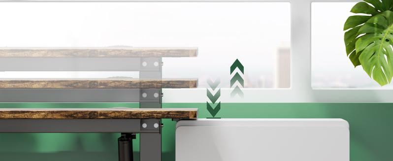 Electric Height Adjustable Standing Desk ,Modern Adjust table Sit to Stand Desk Computer Ergonomic Computer Workstation