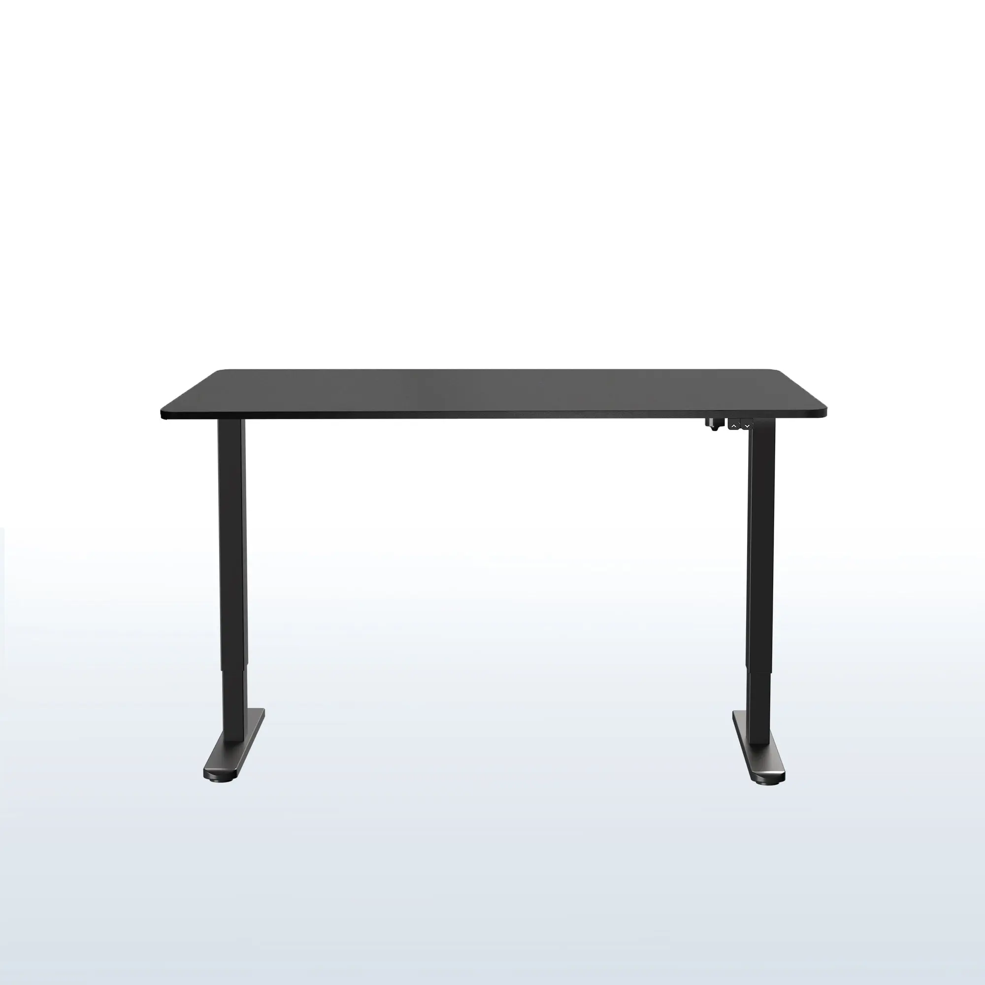 Ergonomic Adjustable Desk - 0B Series 60"x30" Rectangular Single User Office Desk, Electric Height Adjustment, Solid Steel Telescoping Legs, 2-Button Control Panel, 154 lbs Capacity, Durable, Assembly Required, 60" X 30"