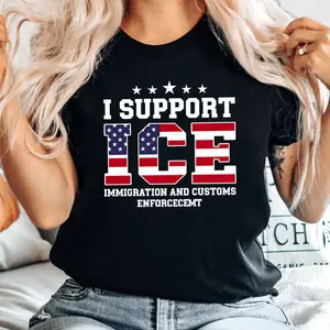 I Support ICE Shirt, Unisex Tee, Trending Graphic Tee