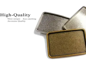 Rectangular Plain Plaque Blank Buckle Belt Buckle Fits 1.5" (38mm) Wide Belt