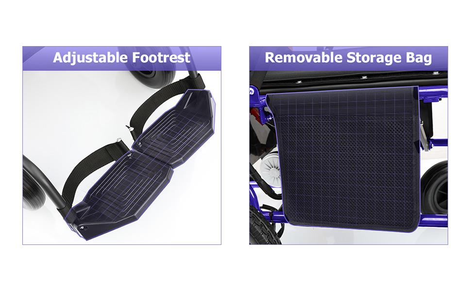 Zygenair Electric Wheelchair for Adults Lightweight Foldable Power Wheelchair with 500W Dual Motors 15 Miles Range All Terrain Wheels 330 lbs Capacity Enhanced Safety Features Durable Shock Absorbing Posture Aid