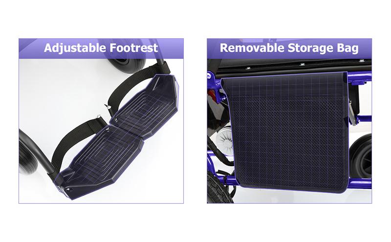 Zygenair Electric Wheelchair for Adults Lightweight Foldable Power Wheelchair with 500W Dual Motors 15 Miles Range All Terrain Wheels 330 lbs Capacity Enhanced Safety Features Durable Shock Absorbing